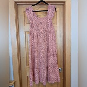 Beachlunchlounge Pink Floral Dress